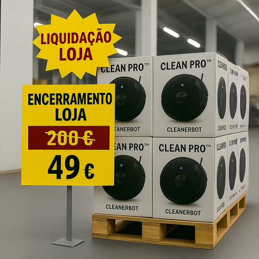 Aspirador Robô Inteligente 3 em 1 CleanPro™